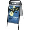 Expo Sign Pavement Board with logo plate, black, 50 x 70 cm #3