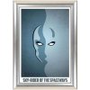 Alu snap frame 25 mm, 70 x 100, stainless steel look #1