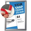 Snap frame Fast-Fix, alu/silver, 25 mm, A4 #1