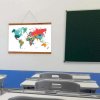 Wood Poster Hanger Magnetic, dark, 50 cm set #8
