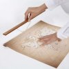 Wood Poster Hanger Magnetic, dark, 50 cm set #9
