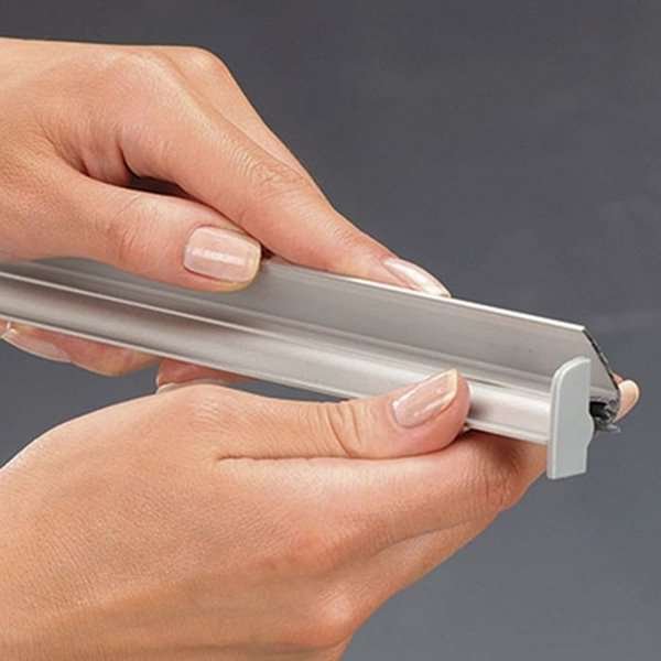 Poster-Clamp, 30 cm, alu/silver #7