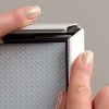 Opti snap frame, 14 mm, A4, black, with fitting support #2
