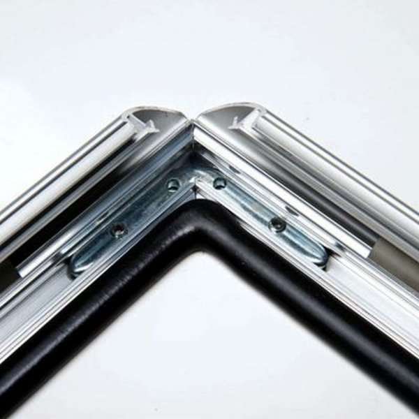 Alu snap frame watersafe, 25 mm, A4, silver #4