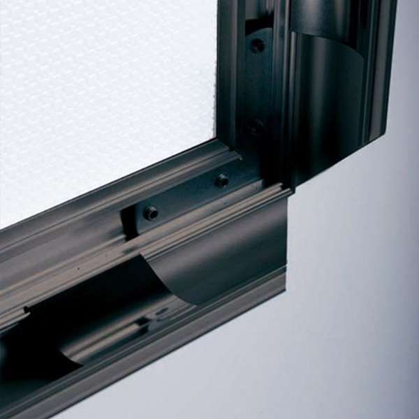 Antique snap frame, 40 mm, 50 x 70, black #2