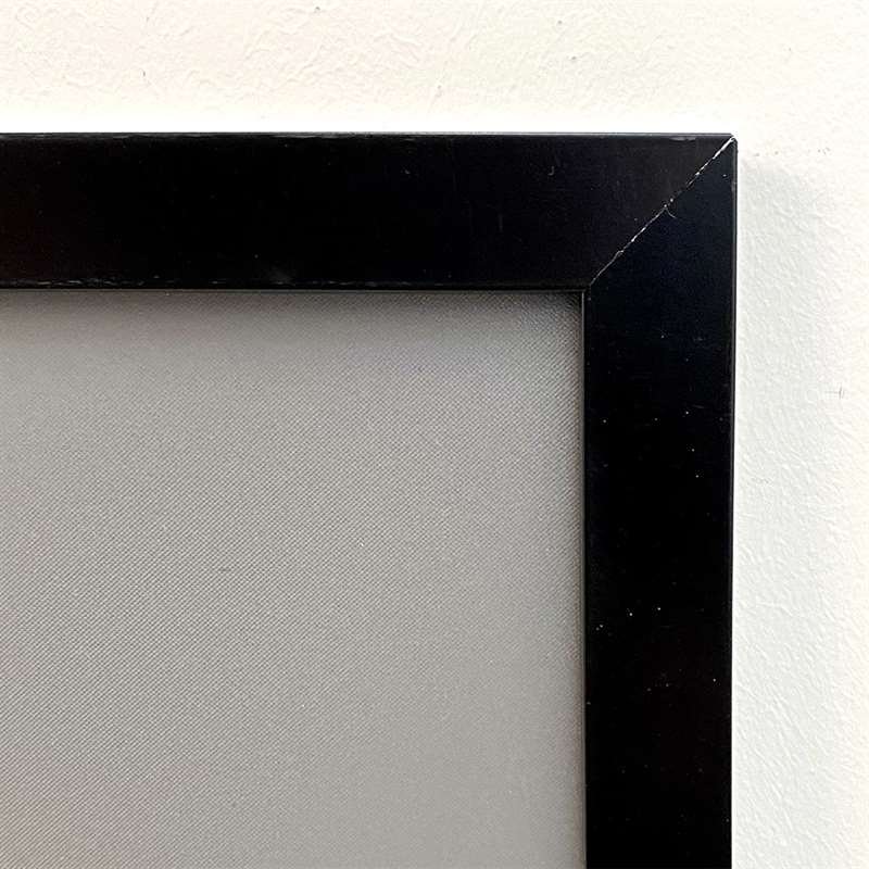 Alu snap frame, black, 20 mm flat profile, A5 #2