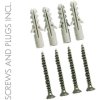 Alu snap frame 25 mm, 50 x 70, stainless steel look #6
