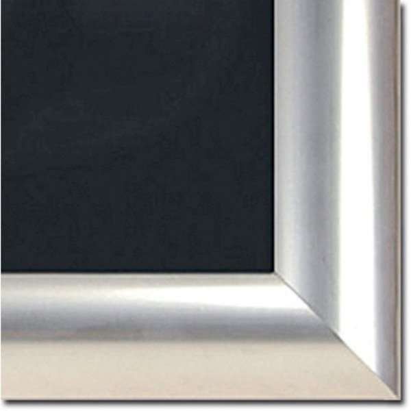 Alu snap frame 25 mm, 50 x 70, stainless steel look #5