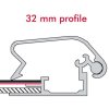 Alu snap frame, 32 mm, 70 x 100, black #3