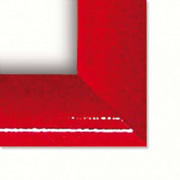 Alu snap frame 25 mm, 50 x 70, red #2