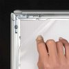 Alu snap frame 25 mm, 50 x 70, chrome #8