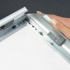 Alu snap frame, 45 mm, 70 x 100, silver #4