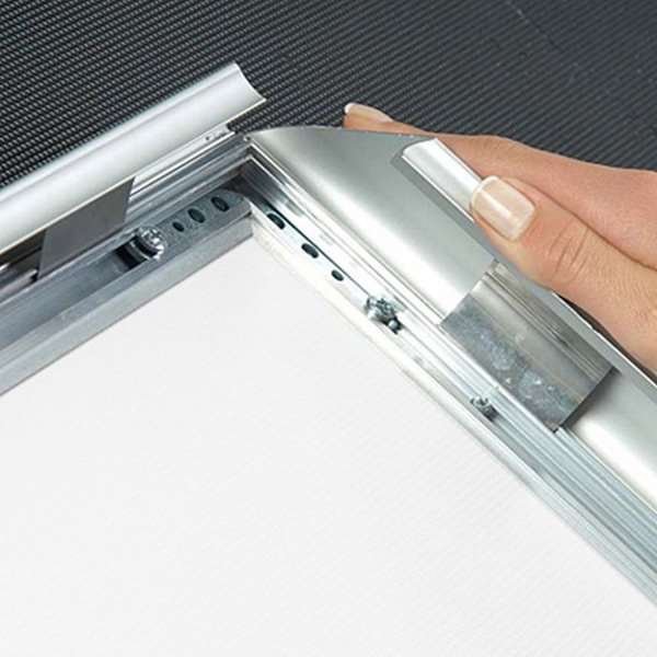 Alu snap frame, 45 mm, 70 x 100, silver #4