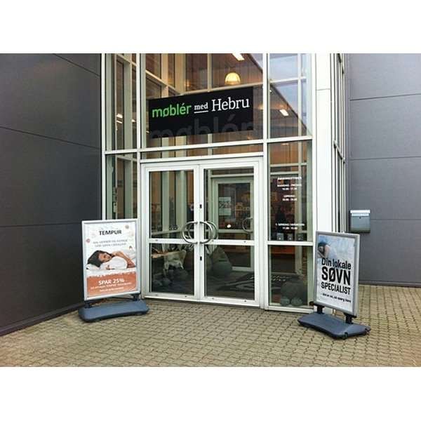 Wind-Sign Waterbase Budget Pavement Board, grey, 70 x 100 cm #12