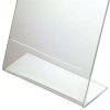 L-Menuholder, vertical A4 acrylic display #2