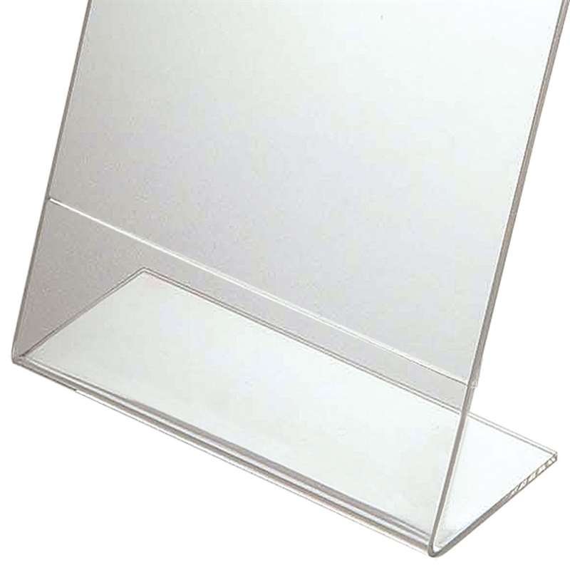 L-Menuholder, vertical A4 acrylic display #2