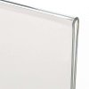 L-Menuholder, vertical A4 acrylic display #3