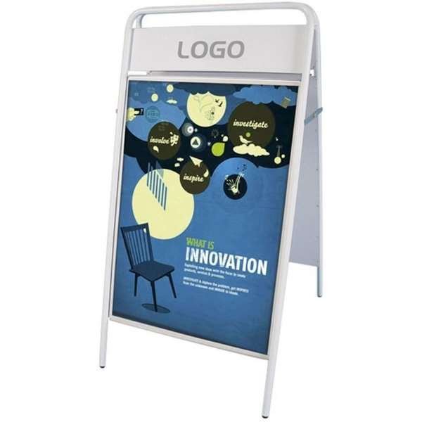 Expo Sign Pavement Board with logoplate, white, 50 x 70 cm #5