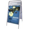 Expo Sign Pavement Board with logo plate, silver, 50 x 70 cm #2