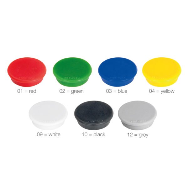 Magnets in pack of 10 pcs. - 24 mm - Blue #1
